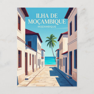 Eiland Mozambique Mozambique Briefkaart