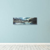 eiland Mull Panorama Canvas Afdruk (Insitu (Houten vloer))