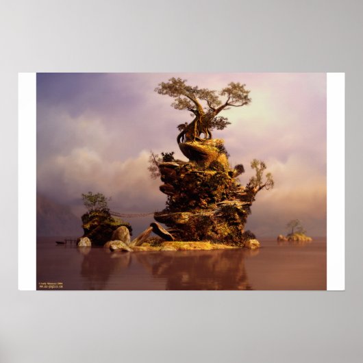 eiland Oric Poster (Voorkant)