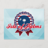 eiland Palms, SC Briefkaart (Voorkant)