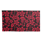 EILAND PLUMERIA (ZWART/ROOD) KUSSENSLOOP (Achterkant-Rechts)