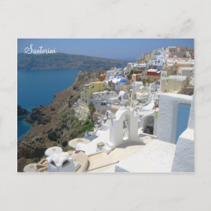 eiland Santorini Griekenland Briefkaart