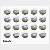 eiland Sheppey Ronde Sticker (Vel)