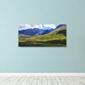 eiland Skye - de zwarte Cuillins Canvas Afdruk (Insitu (Houten vloer))
