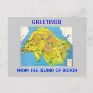 eiland Sodor Briefkaart