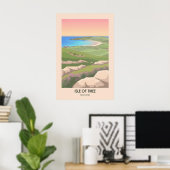 Eiland Tiree Schotland Reisposter Poster (Thuiskantoor)