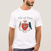 Eiland van Man/Wapen T-shirt (Voorkant)