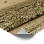 Eiland van vogels poster (Hoek)