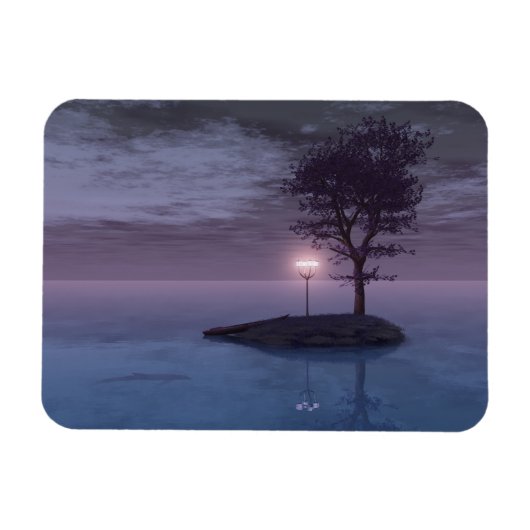 eiland Wanderers Flexible Magnet Magneet (Horizontaal)