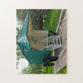 eiland wight Bathing Hut Legpuzzel (Verticaal)