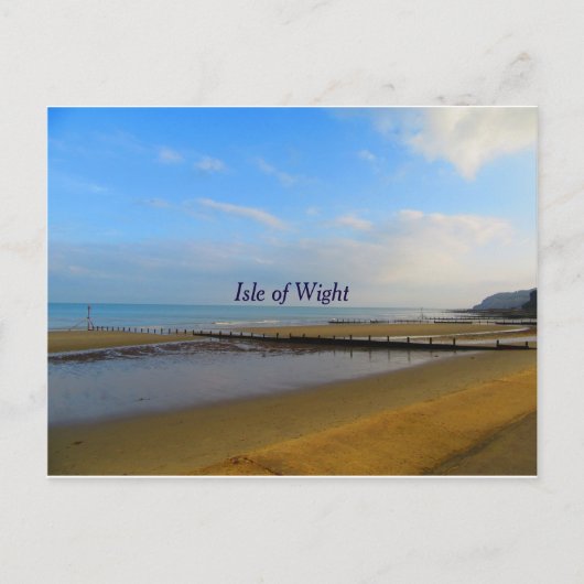 eiland Wight Briefkaart (Voorkant)
