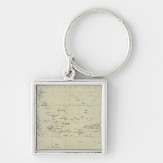 eilanden in de Stille Oceaan 2 Sleutelhanger (Voorkant)