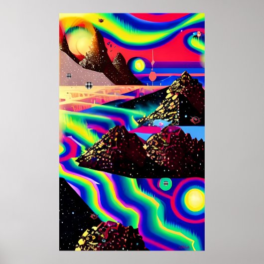 Eilanden in de vijfde dimensie poster (Voorkant)