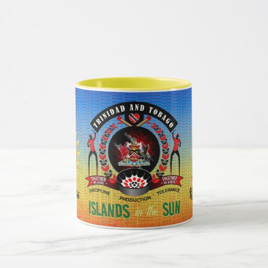 Eilanden in het Sun Trinbago Souvenir Mok (Midden)