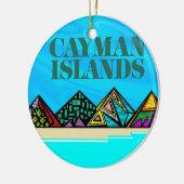 Eilandenliefde Caymans Keramisch Ornament (Links)
