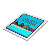 Eilandenliefde Caymans Tegeltje (Zijkant)