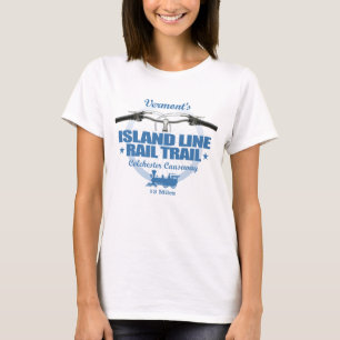 Eilandlijn spoor (H2) T-shirt