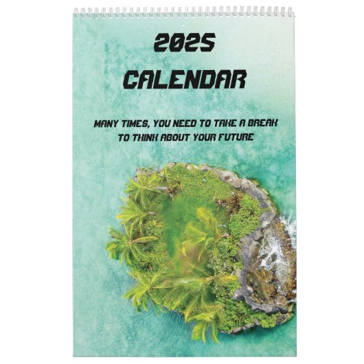 Eilandvakantie liefhebber 2025 kalender (Hoes)