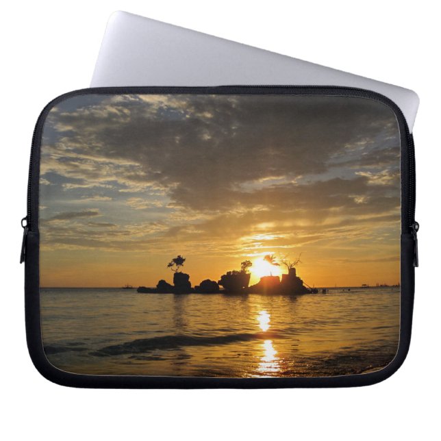 eilandzon laptop sleeve (Voorkant)