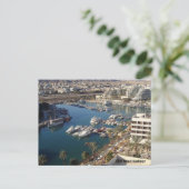 Eilat Israel Harbor Feestdagenkaart (Staand voorkant)