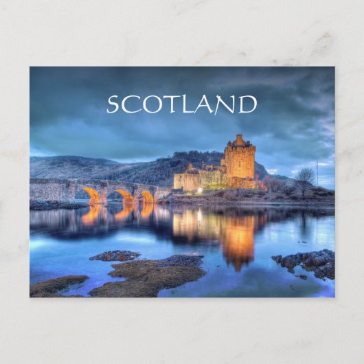 Eilean Donan Castle in Night Briefkaart (Voorkant)