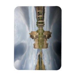 Eilean Donan Castle met reflectie in Schotland Magneet