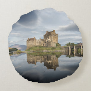 Eilean Donan Castle met reflectie in Schotland Rond Kussen