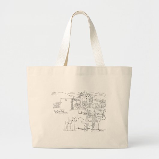 Eilean Donan Castle, Schotse Canvas tas (Voorkant)