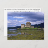 Eilean Donan Castle Scotland Briefkaart (Voorkant / Achterkant)