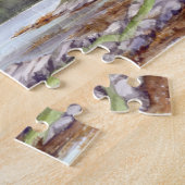 Eilean Donan Castle Waterverf Painting Legpuzzel (Zijkant)
