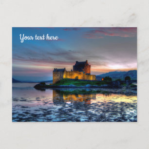 Eilean Donan Kasteel, Schotland Ansichtkaart Briefkaart