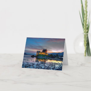 Eilean Donan Kasteel, Schotland Wenskaart Kaart
