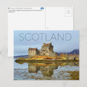 Eilean Donan, Schotland Reisansichtkaart Briefkaart