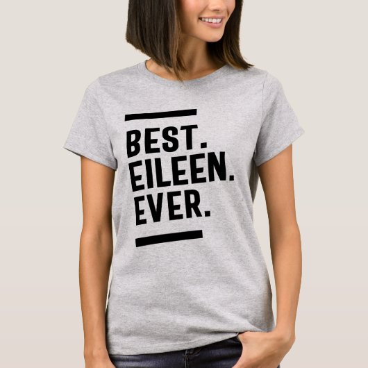 Eileen Personalized Name Birthday Gift T-shirt (Voorkant)