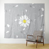 Eilin's Daisy Flower Wandkleed (In Situ (horizontaal))
