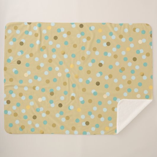 Eilin's Trendy Pattern 2 Sherpa Deken (Voorkant (horizontaal))