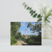 Ein Leuchtturm vor dem Haus Briefkaart (Staand voorkant)