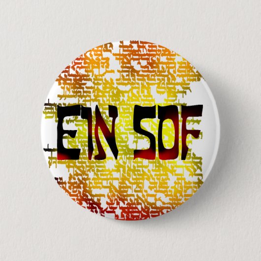 Ein Sof Ronde Button 5,7 Cm (Voorkant)