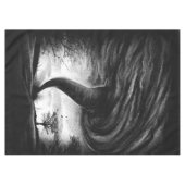 ein Tornado auf einer Straße in realistischem Stil Tafelkleed (Voorkant (Horizontaal))