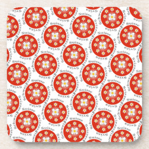 Ein Untersetzer für echten schweizer Patrioten Bier Onderzetter