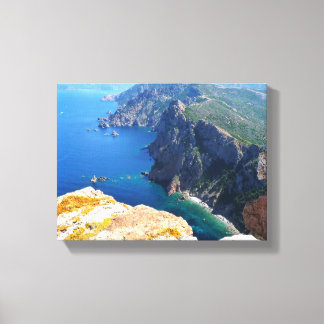 Ein visuelles Meisterwerk - Korsika Canvas Afdruk