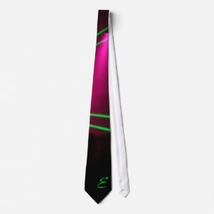Einar-laser- en roze-techno-stropdas stropdas