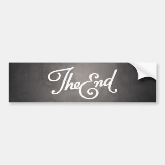 Eind Titelkaart bumper sticker