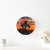 Eind van de Trail Silhouette Wall klok (Huis)