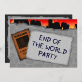 Eind van de Uitnodiging van de Wereld/van de Apoca (Voorkant / Achterkant)