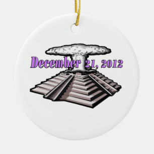 Eind van de wereld - 21 december 2012 keramisch ornament
