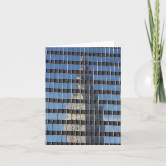 "Eind Weerspiegelde Toren -" - Groet Kaart (Voorkant)