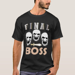 Eindbaas Grappig Hard Als Een Rots Worstelen T-Shi T-shirt