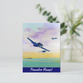 Eindbenadering Briefkaart (Staand voorkant)