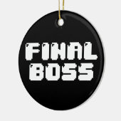 EINDBOSS KERAMISCH ORNAMENT (Links)